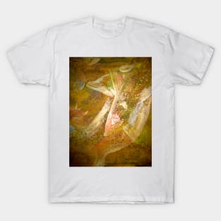 Happy Accident Luminous Ghost Fish Painting - Section 1 T-Shirt